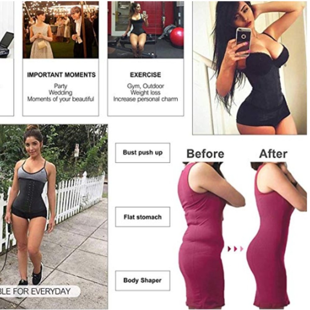 Purple waist trainer/shaper hook latch - Picture 2 of 9